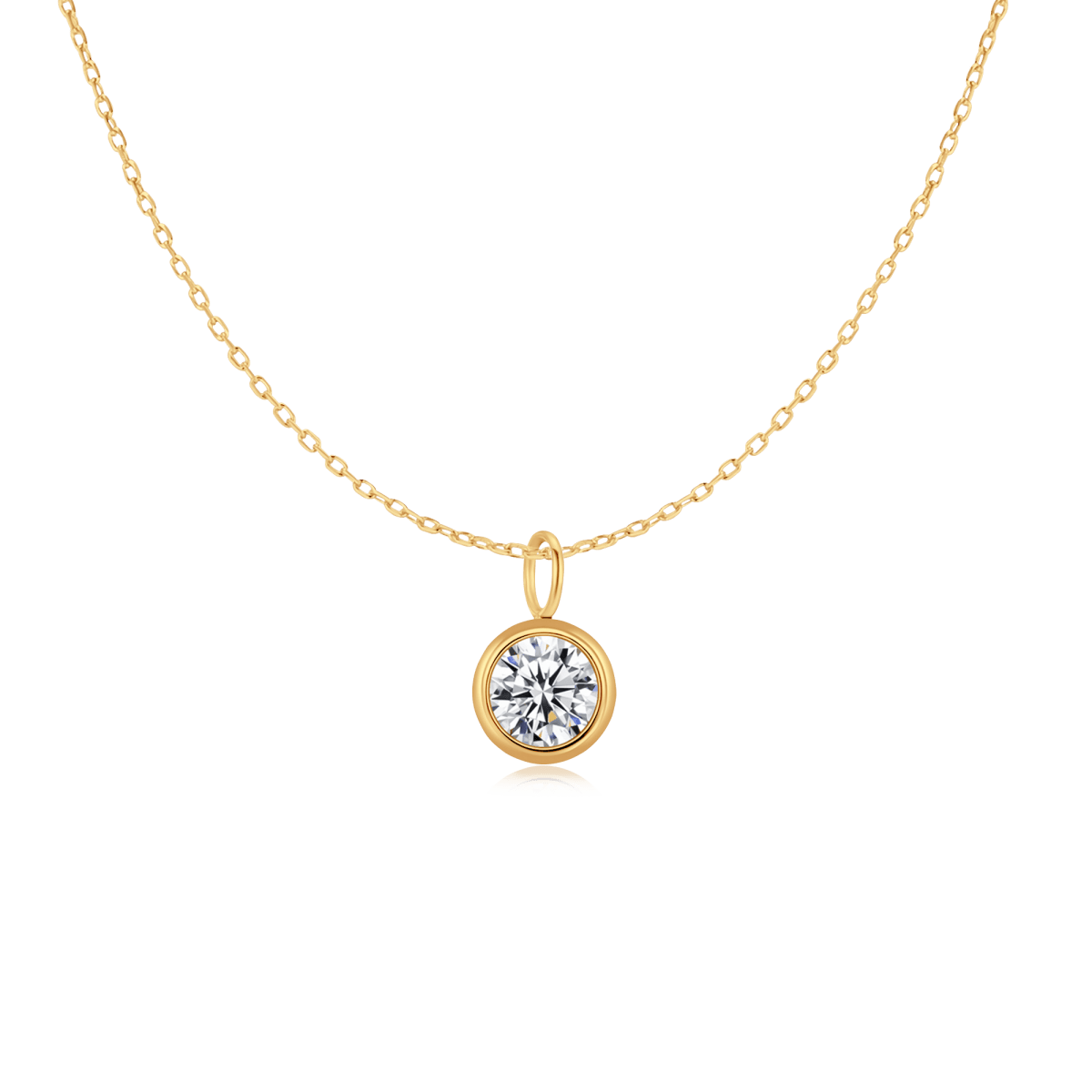 Collar Zirconia Círculo - LePetiteMarie