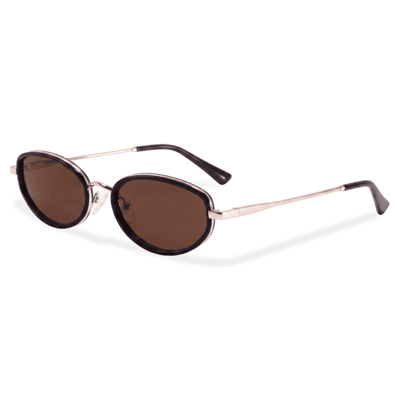 Gafas de Sol Mujer Contour ~ Dorada-Marrón