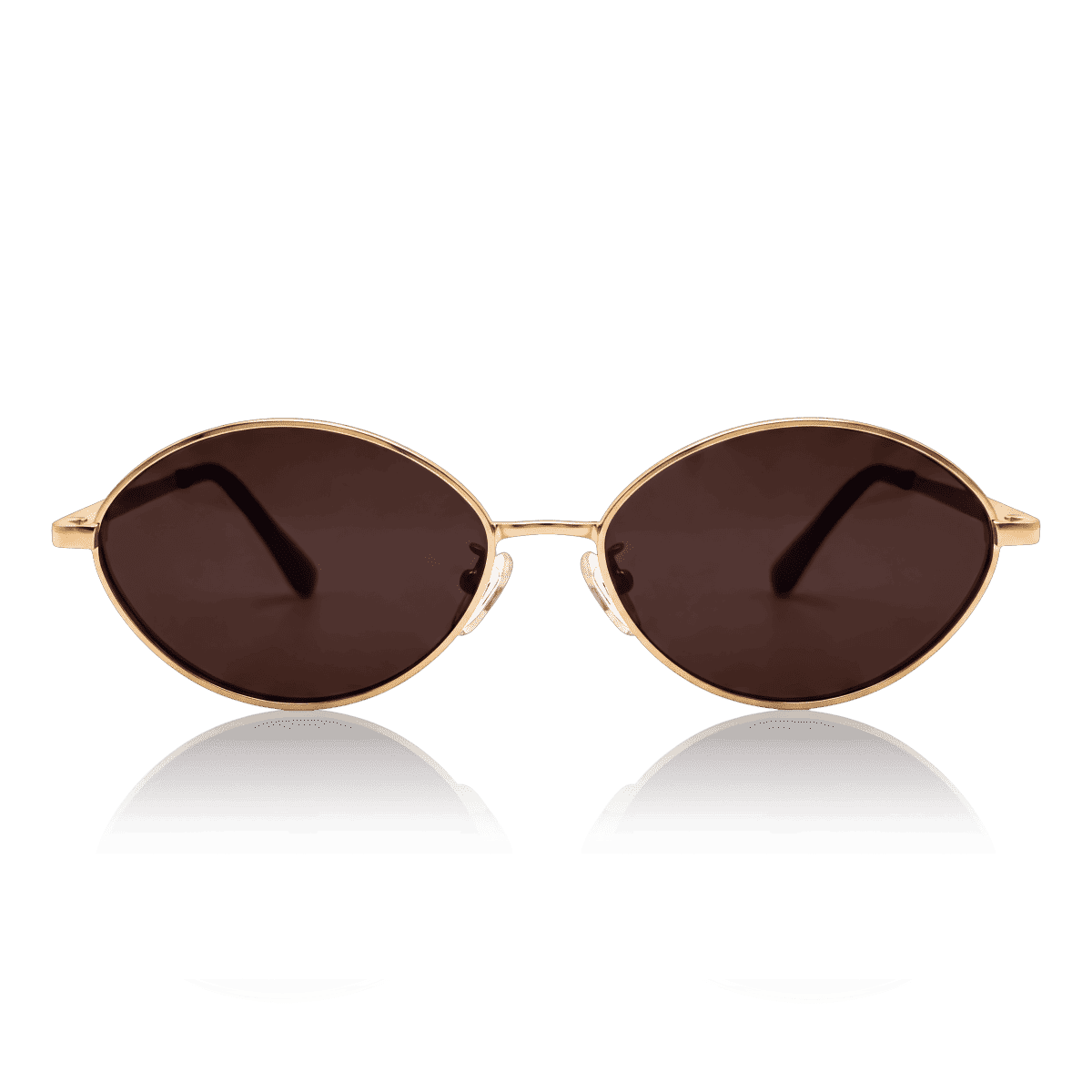 Gafas de Sol Mujer Loop ~ Dorada-Marrón - LePetiteMarie