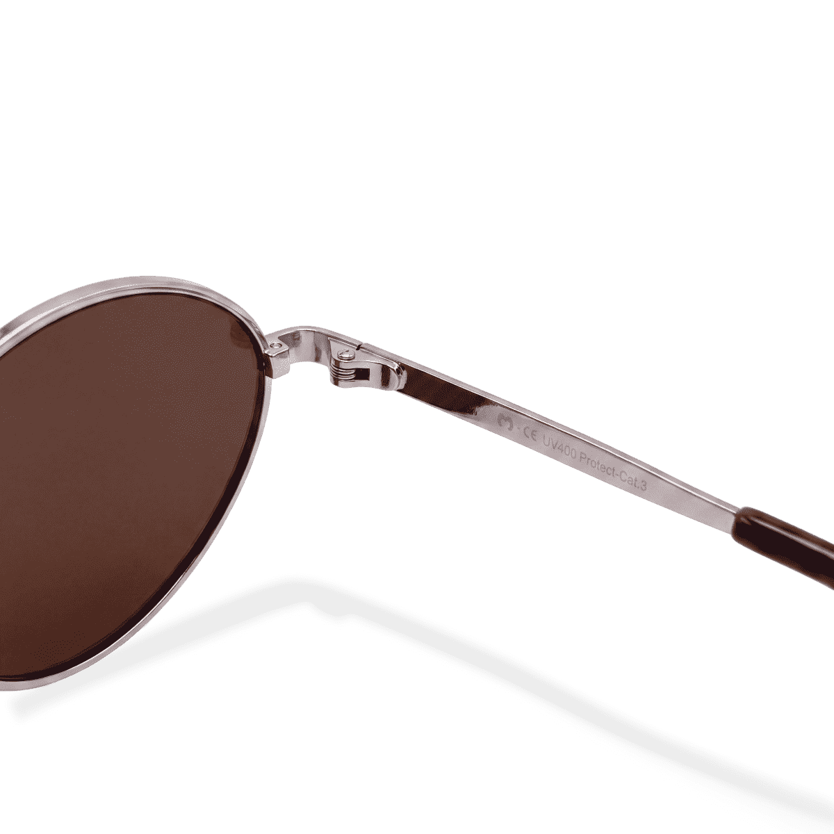 Gafas de Sol Mujer Loop ~ Plata-Marrón - LePetiteMarie