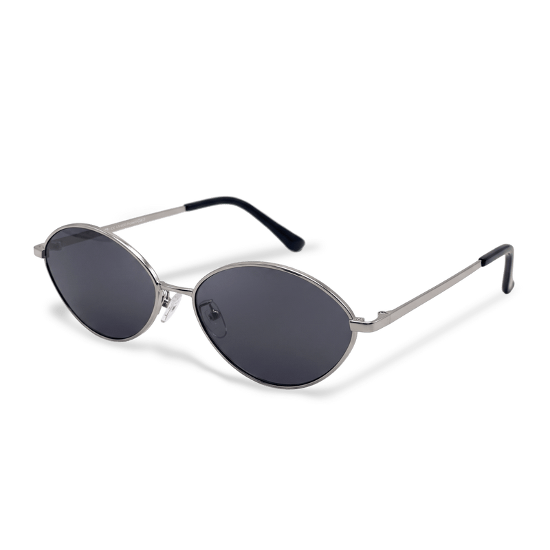 Gafas de Sol Mujer Loop ~ Plata-Negra
