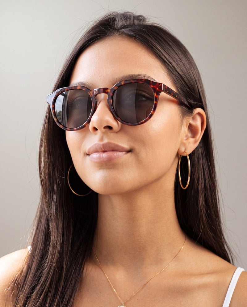Gafas de Sol Mujer Nova ~ Carey-Negra