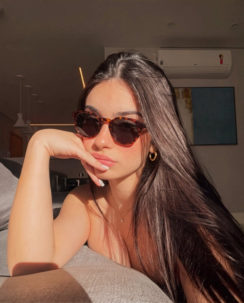 Gafas de Sol Mujer Nova ~ Carey-Negra