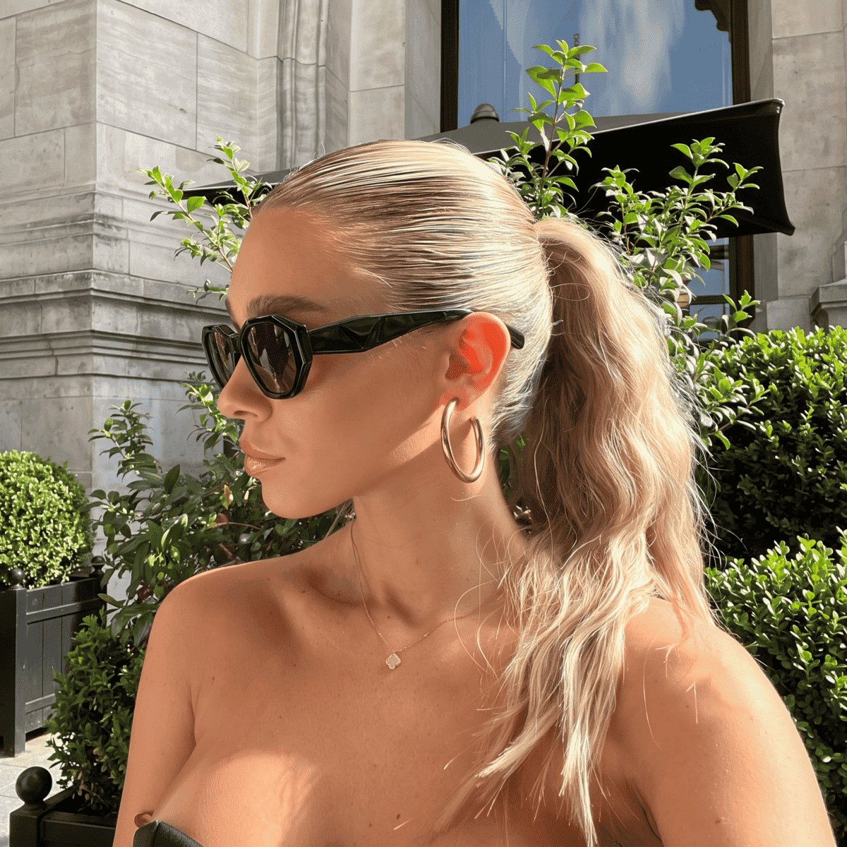 Gafas de Sol Mujer Sculpt ~ Negra-Marrón - LePetiteMarie