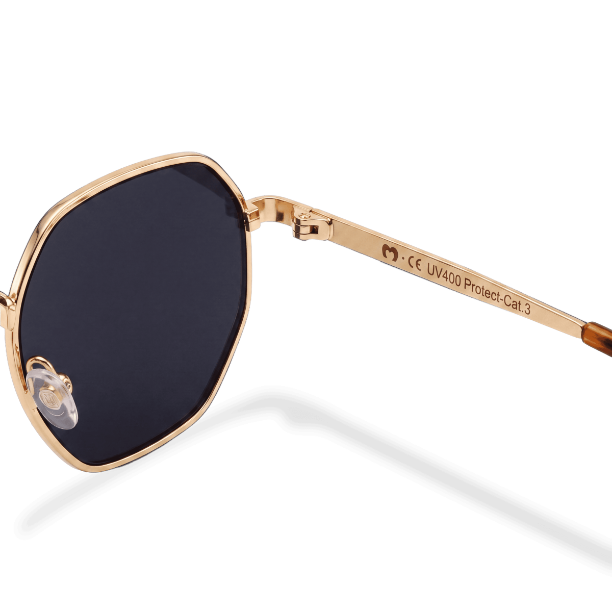 Gafas de Sol Mujer Silhouette ~ Dorada-Negra - LePetiteMarie
