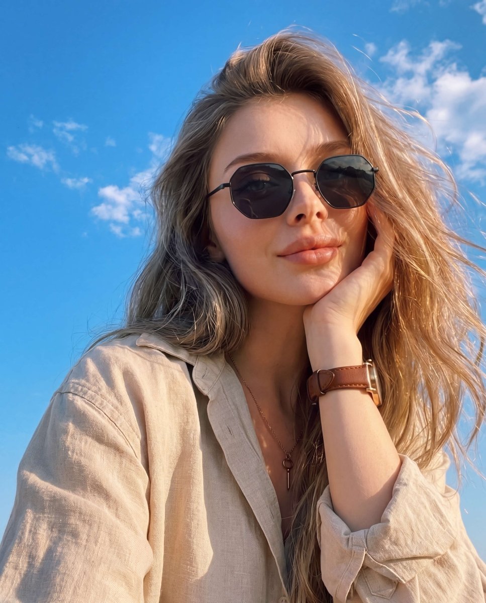 Gafas de Sol Mujer Silhouette ~ Negra-Negra - LePetiteMarie
