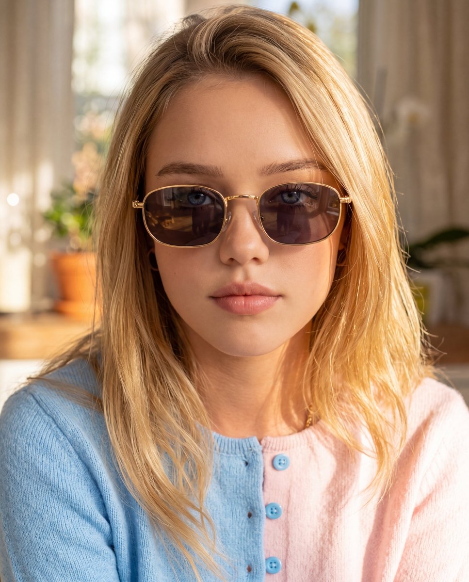 Gafas de Sol Mujer Siren ~ Dorada-Negra - LePetiteMarie