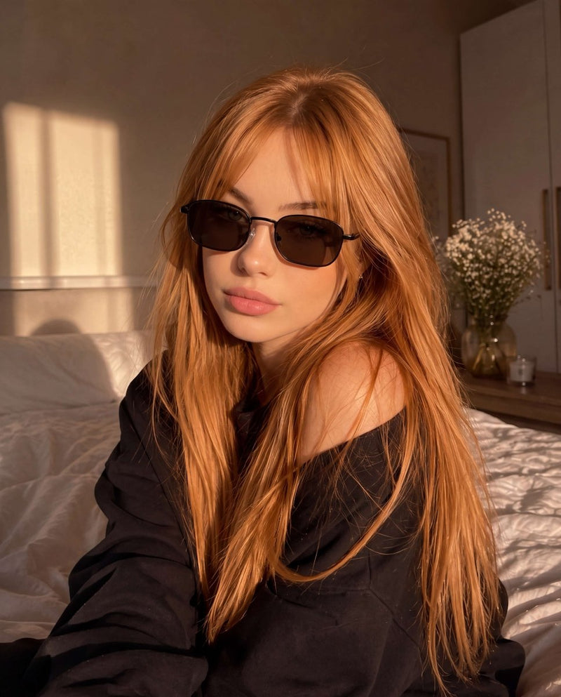 Gafas de Sol Mujer Siren ~ Negra-Marrón