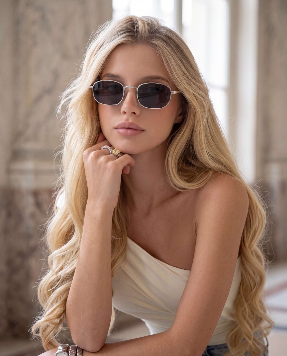 Gafas de Sol Mujer Siren ~ Plata-Negra - LePetiteMarie