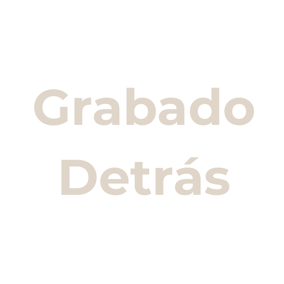 Grabado Detrás - LePetiteMarie