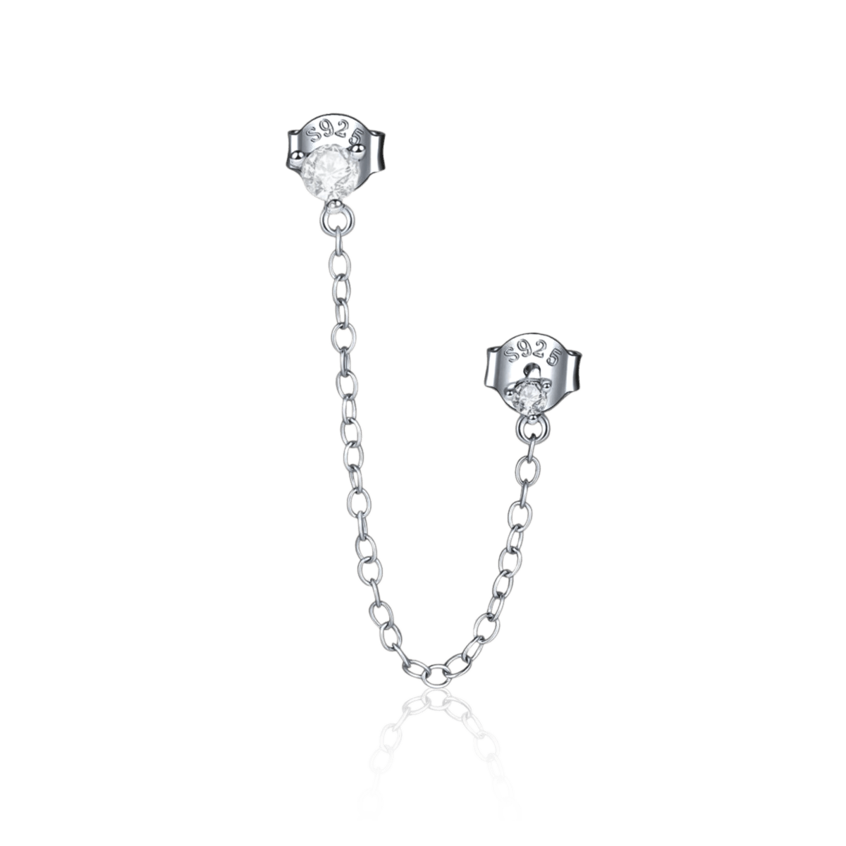 Pendiente Cadenita Zirconia - LePetiteMarie