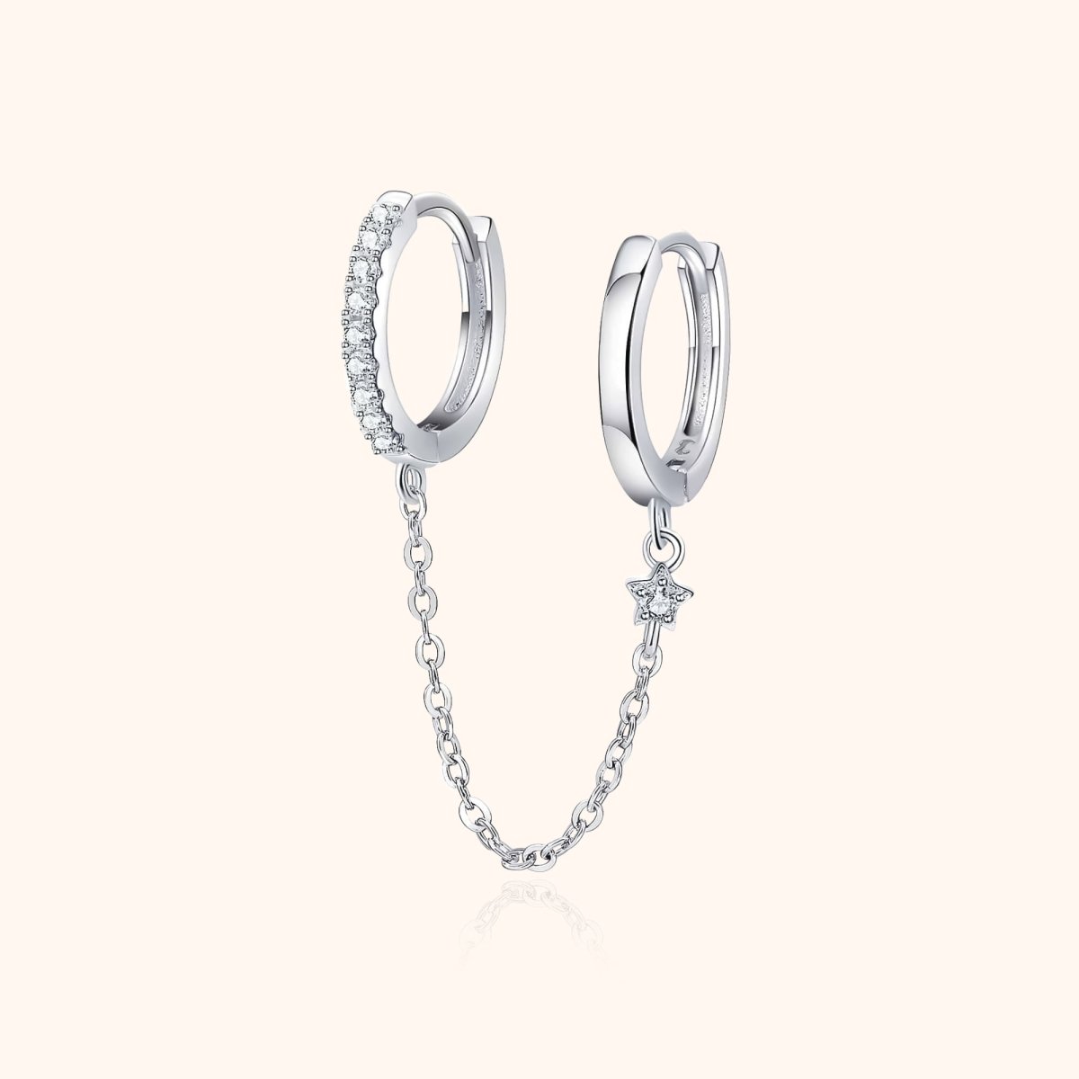 Pendiente Hoop Chain - LePetiteMarie