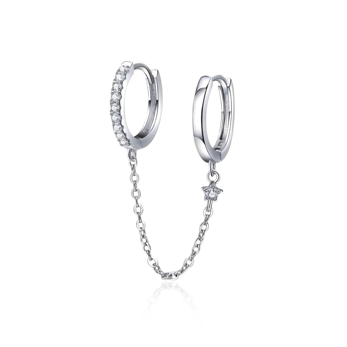 Pendiente Hoop Chain - LePetiteMarie