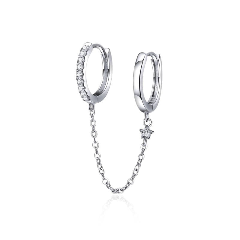 Pendiente Hoop Chain - LePetiteMarie