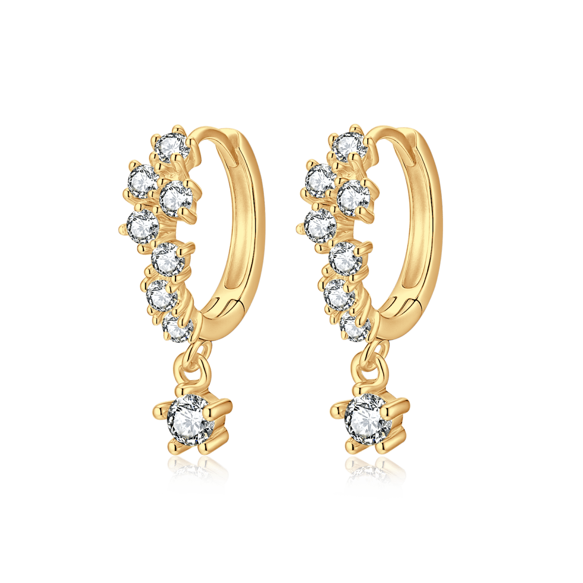 Pendientes Aros Adamantino - LePetiteMarie