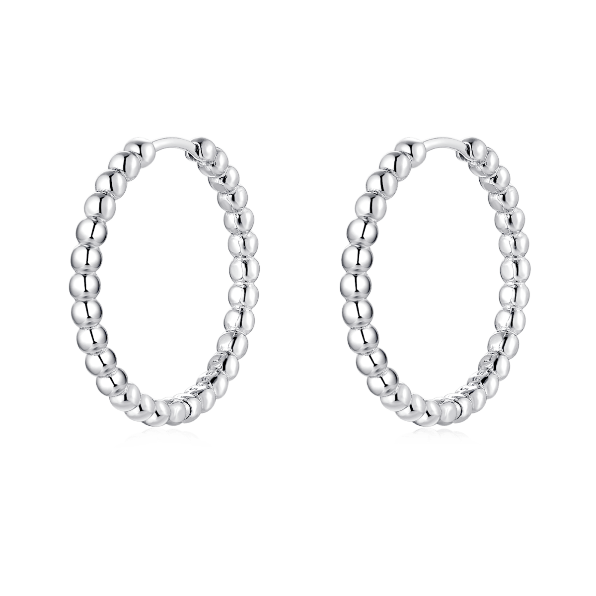 Pendientes Aros Bolas - LePetiteMarie
