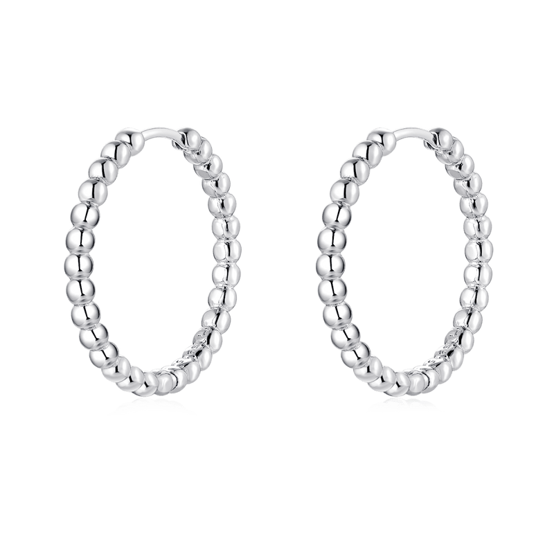 Pendientes Aros Bolas - LePetiteMarie
