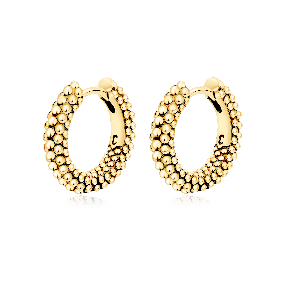 Pendientes Aros Bolitas - LePetiteMarie