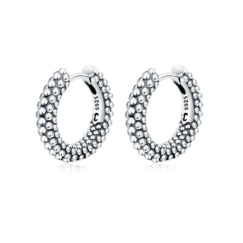 Pendientes Aros Bolitas - LePetiteMarie