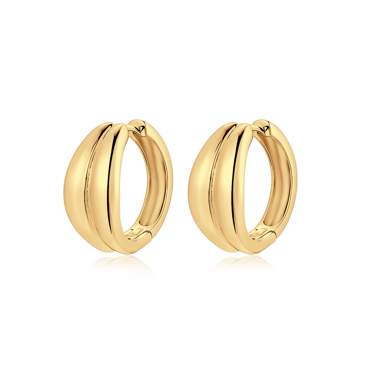 Pendientes Aros Dupla - LePetiteMarie