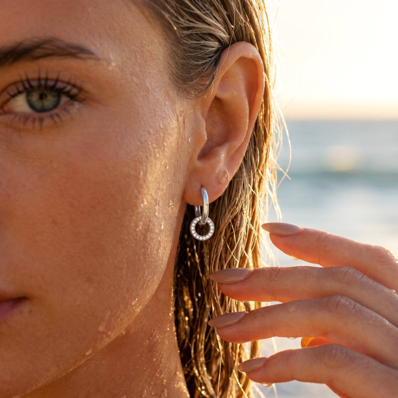 Pendientes Aros Enlazados - LePetiteMarie