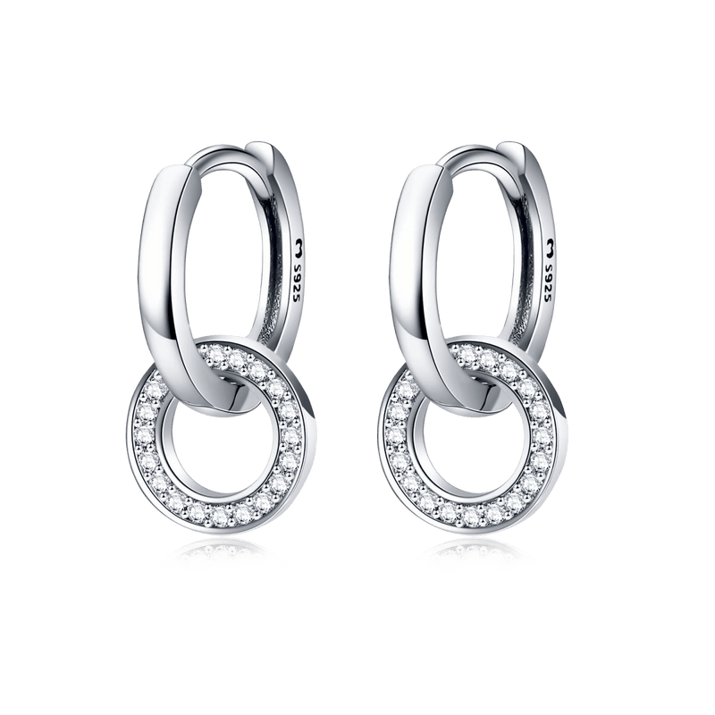 Pendientes Aros Enlazados - LePetiteMarie