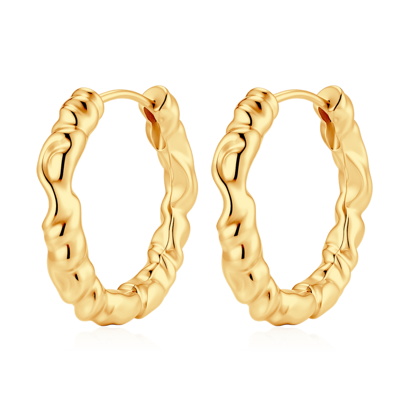 Pendientes Aros Entorchados - LePetiteMarie