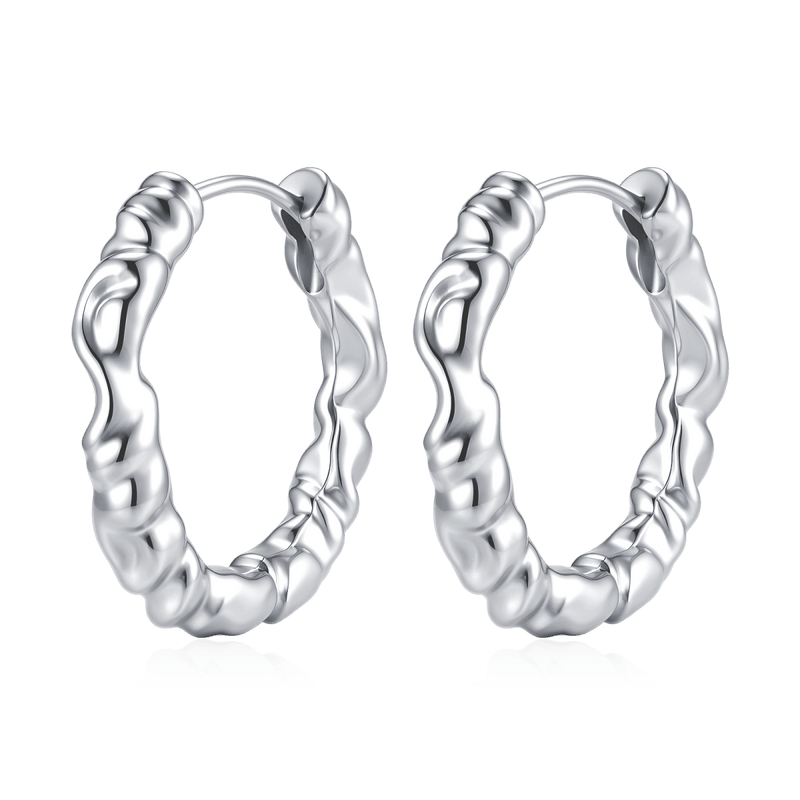 Pendientes Aros Entorchados - LePetiteMarie