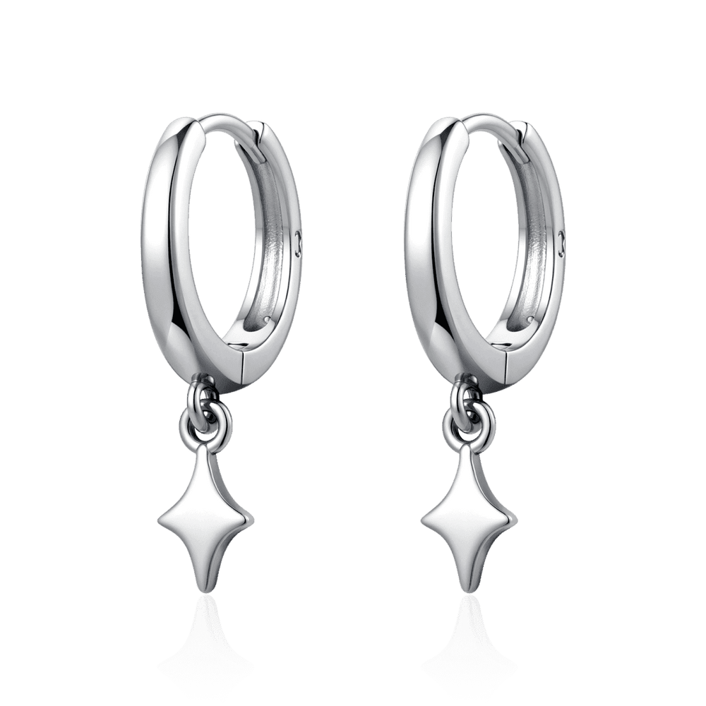 Pendientes Aros Estrella Destello