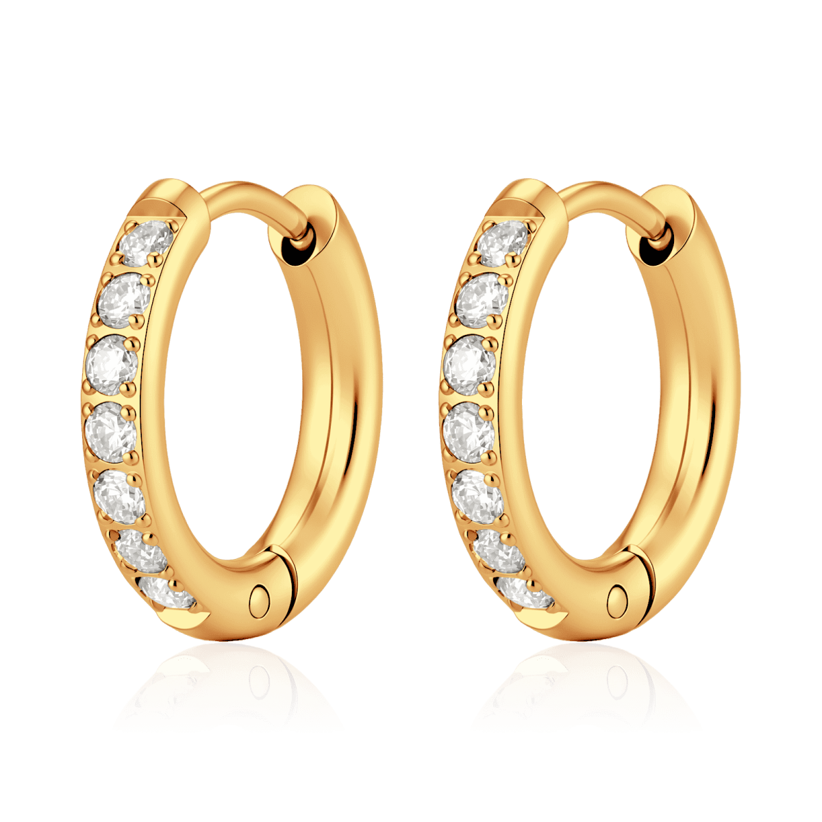 Pendientes Aros Huggie - LePetiteMarie