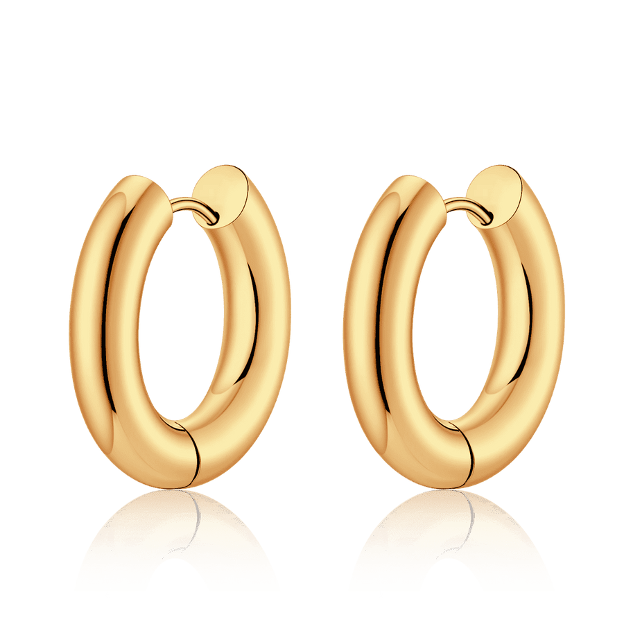 Pendientes Aros Lisos - LePetiteMarie