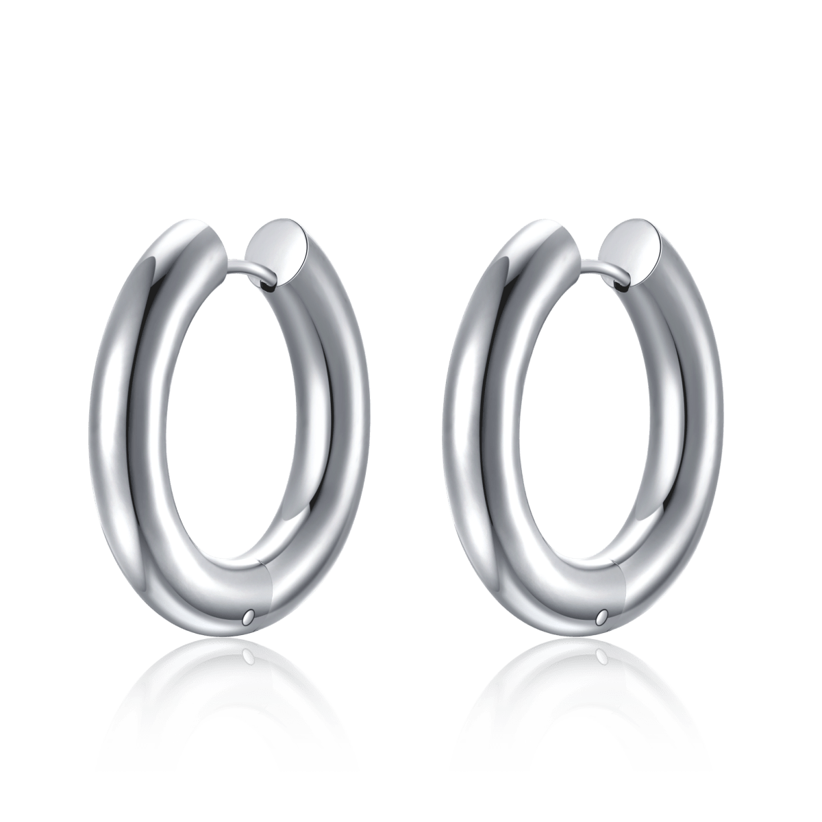 Pendientes Aros Lisos - LePetiteMarie