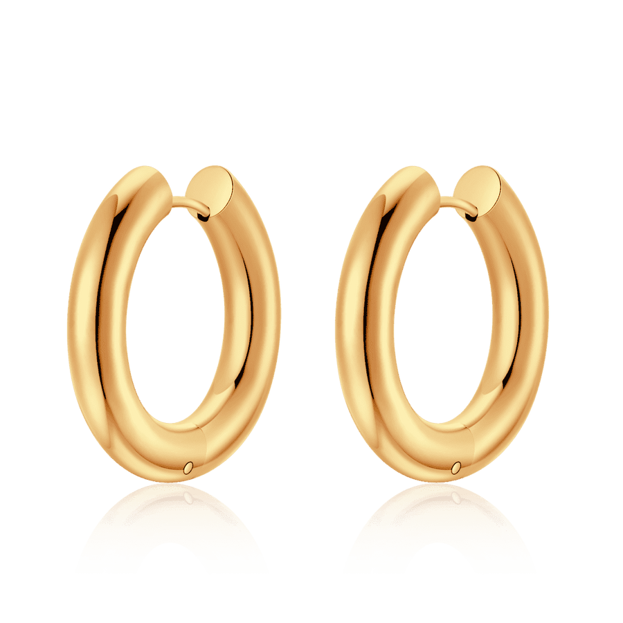 Pendientes Aros Lisos - LePetiteMarie