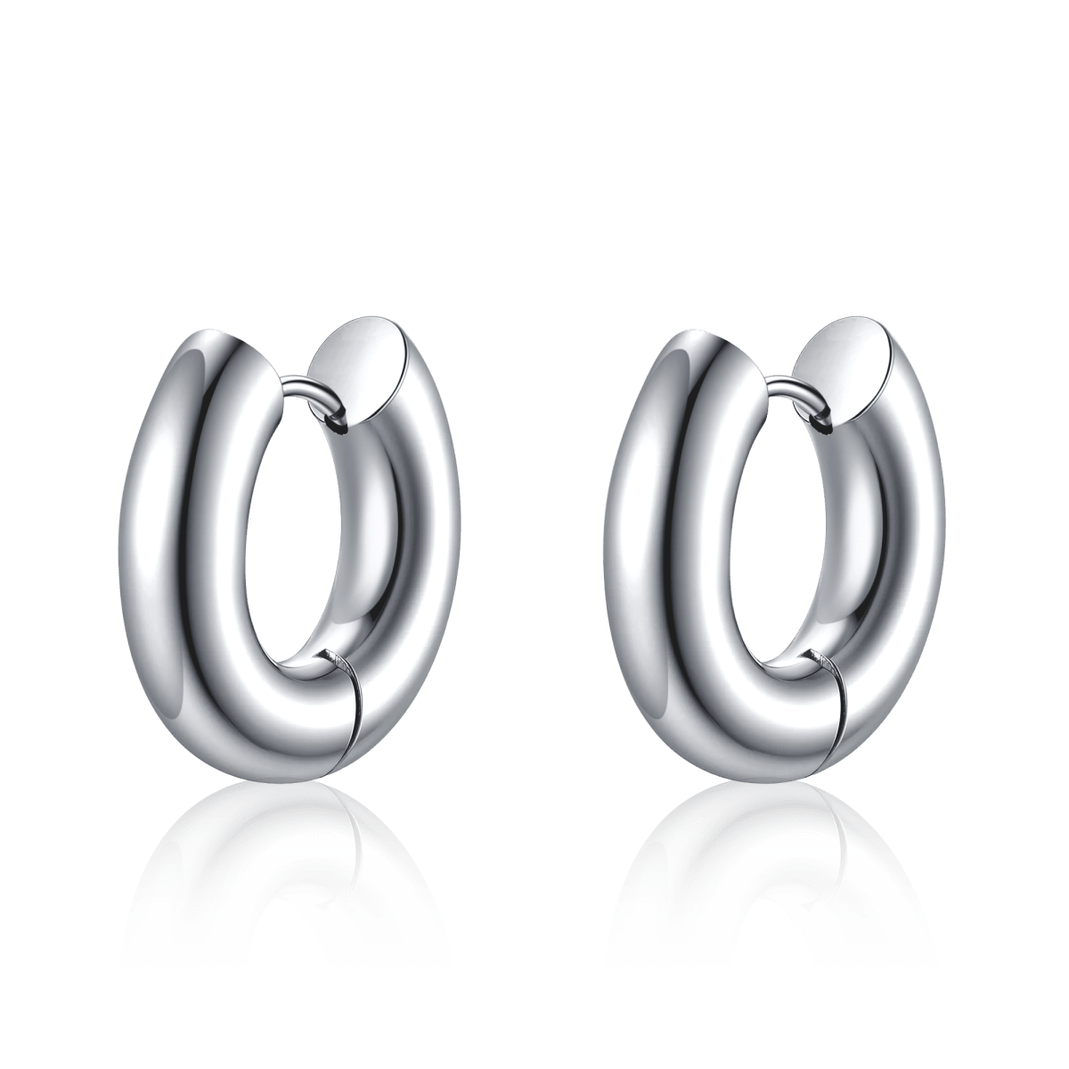 Pendientes Aros Lisos - LePetiteMarie