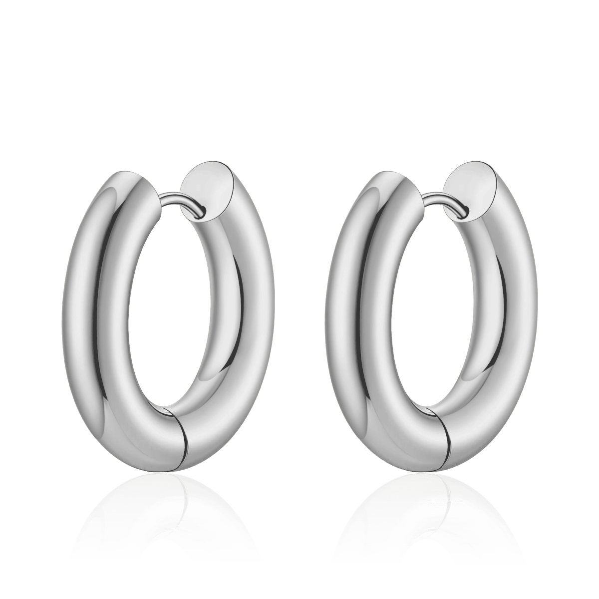 Pendientes Aros Lisos - LePetiteMarie