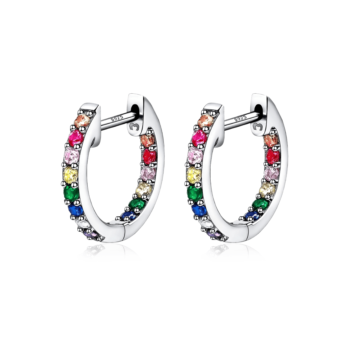 Pendientes Aros Multicolor - LePetiteMarie