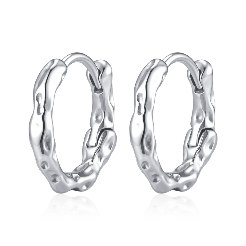 Pendientes Aros Ondulaciones - LePetiteMarie