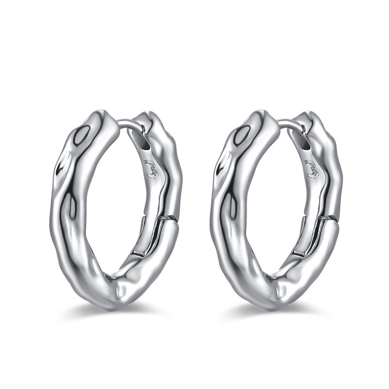 Pendientes Aros Ondulados - LePetiteMarie