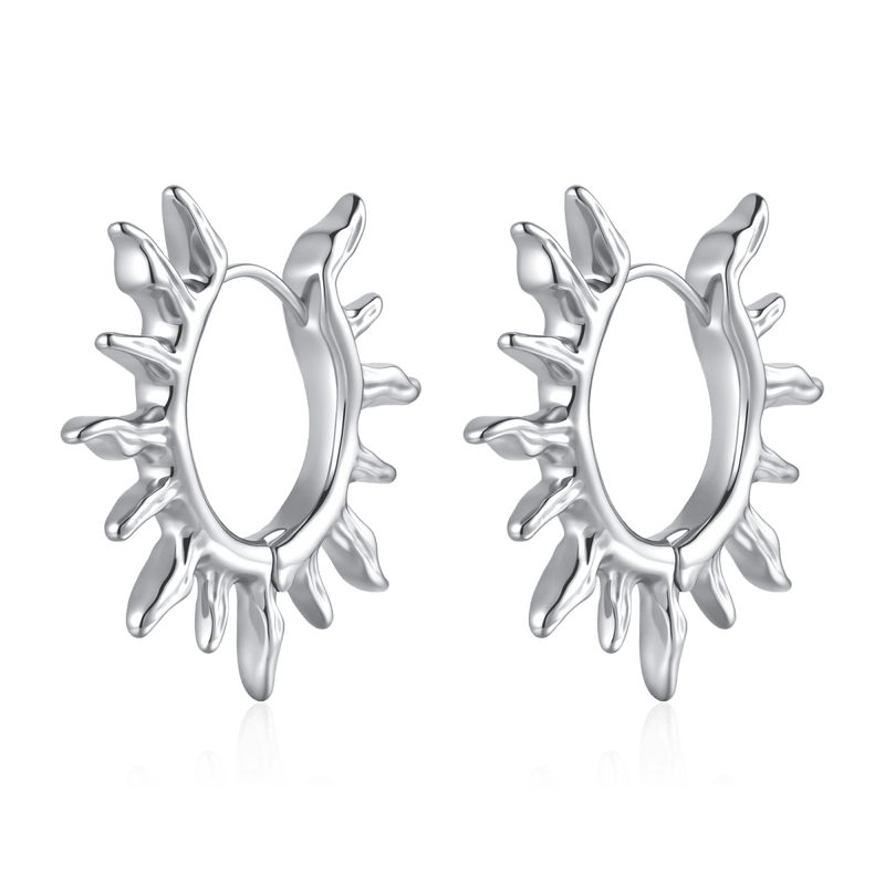 Pendientes Aros Rayos de Sol - LePetiteMarie