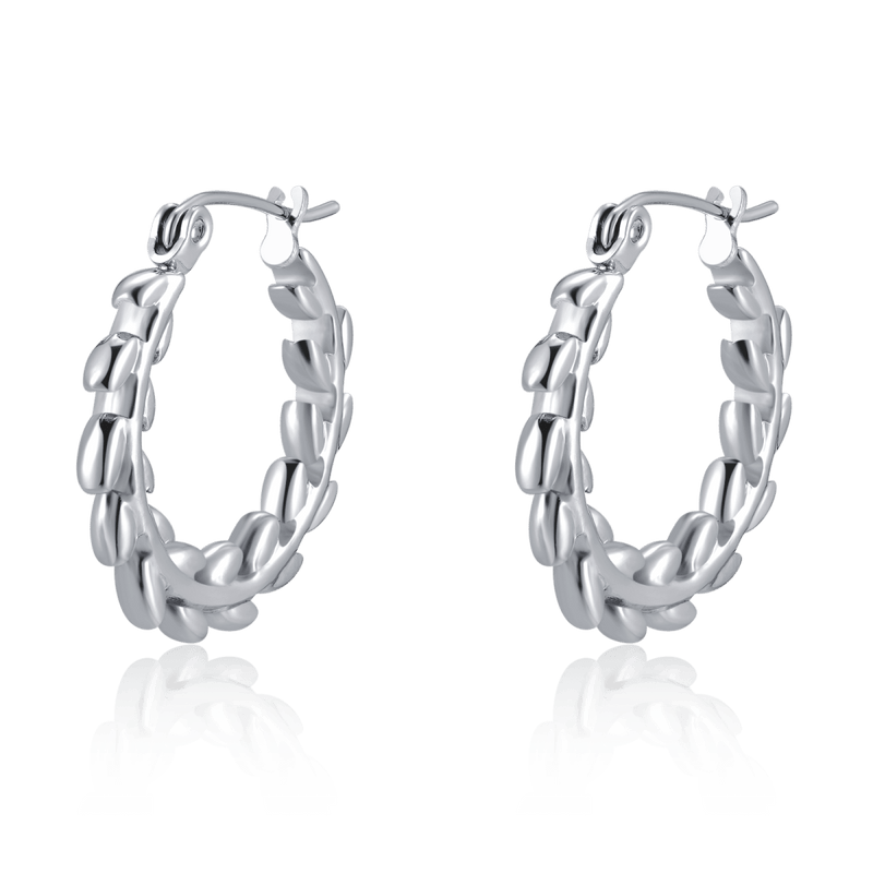 Pendientes Aros Rosca - LePetiteMarie