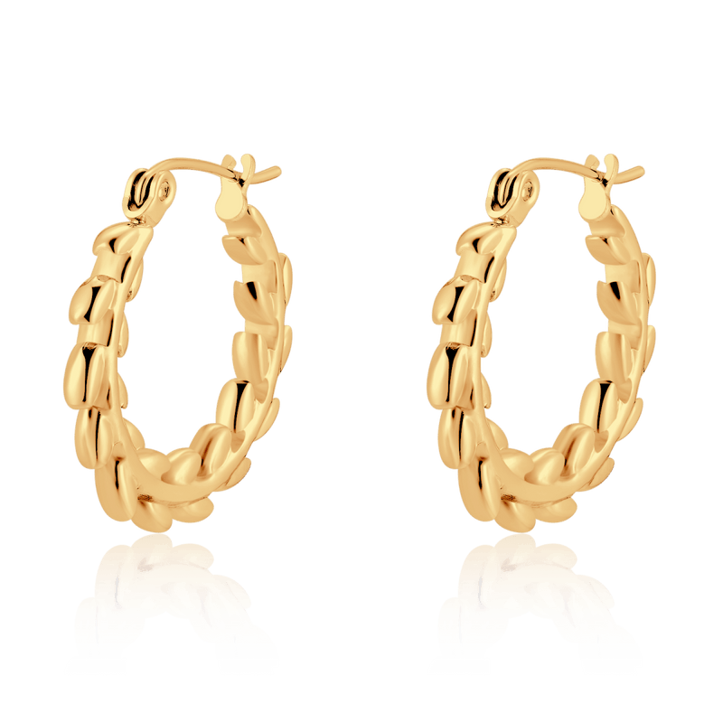 Pendientes Aros Rosca - LePetiteMarie