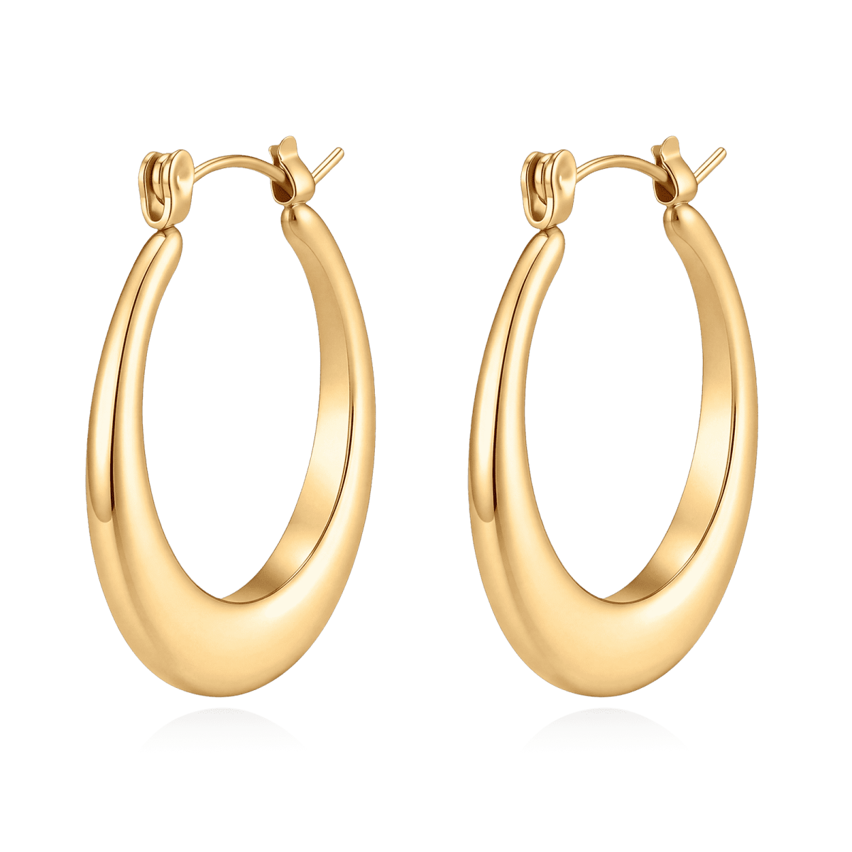 Pendientes Aros Silueta - LePetiteMarie