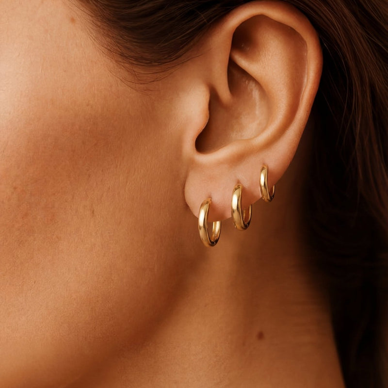 Pendientes Aros Tríada - LePetiteMarie