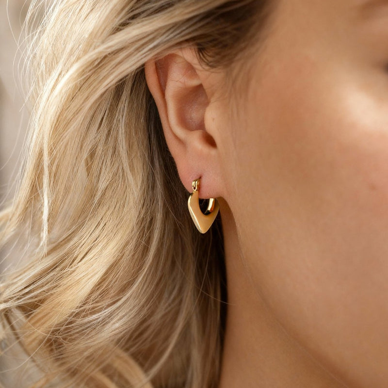Pendientes Aros Triangulares - LePetiteMarie