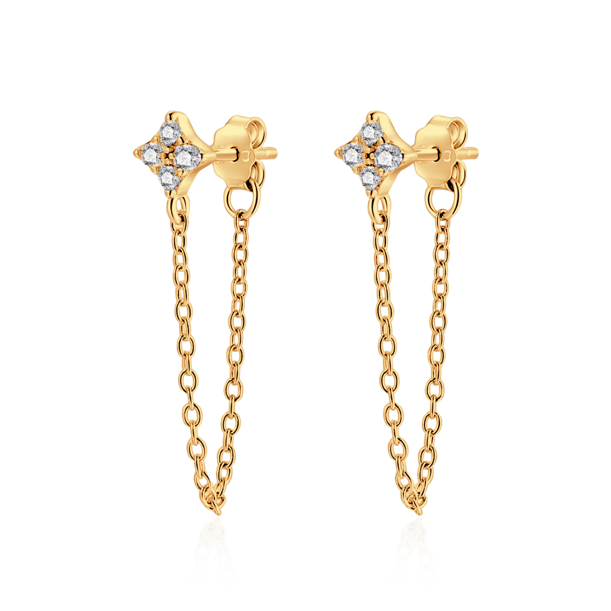 Pendientes Cadena Gema - LePetiteMarie