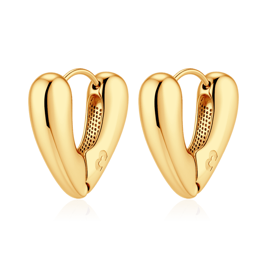 Pendientes Corazón Curvado - LePetiteMarie