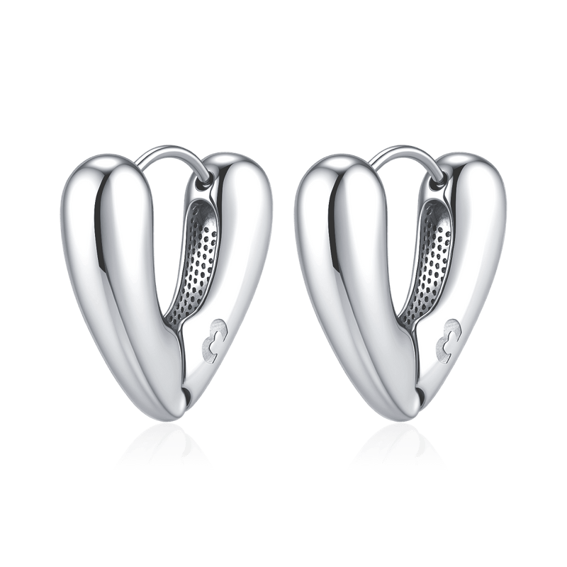 Pendientes Corazón Curvado - LePetiteMarie
