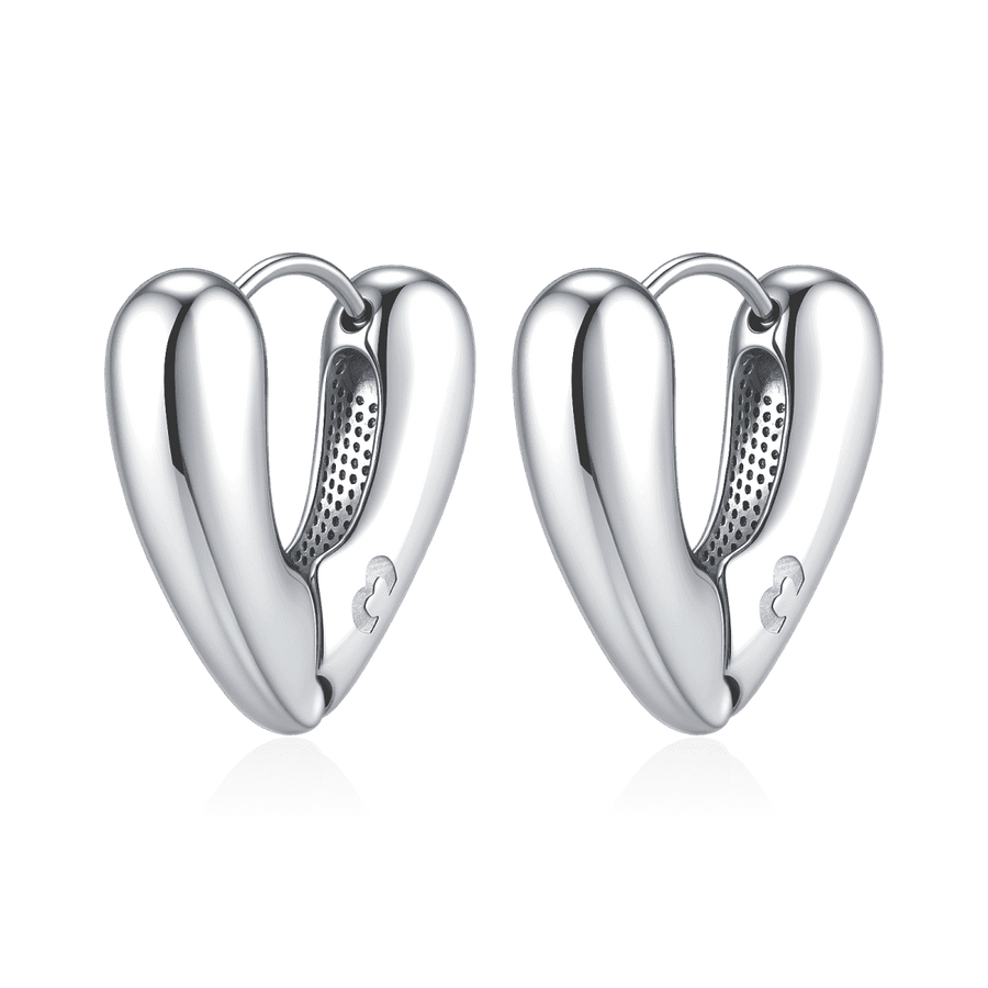 Pendientes Corazón Curvado - LePetiteMarie