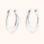 Pendientes Doble aro - LePetiteMarie