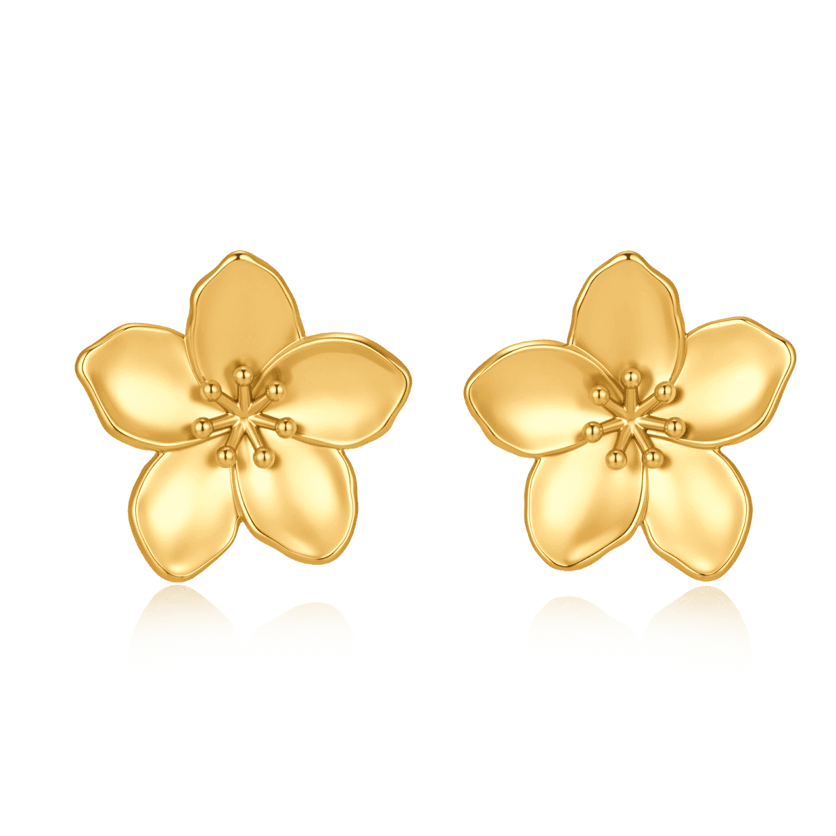 Pendientes Flor Sakura - LePetiteMarie